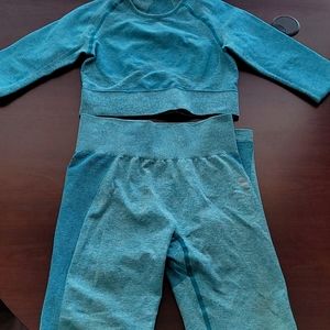 Gymshark set Blue M